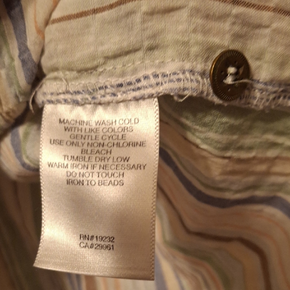 Alfred Dunner Multicolor Striped Shirt 16 ππππ - Picture 7 of 8